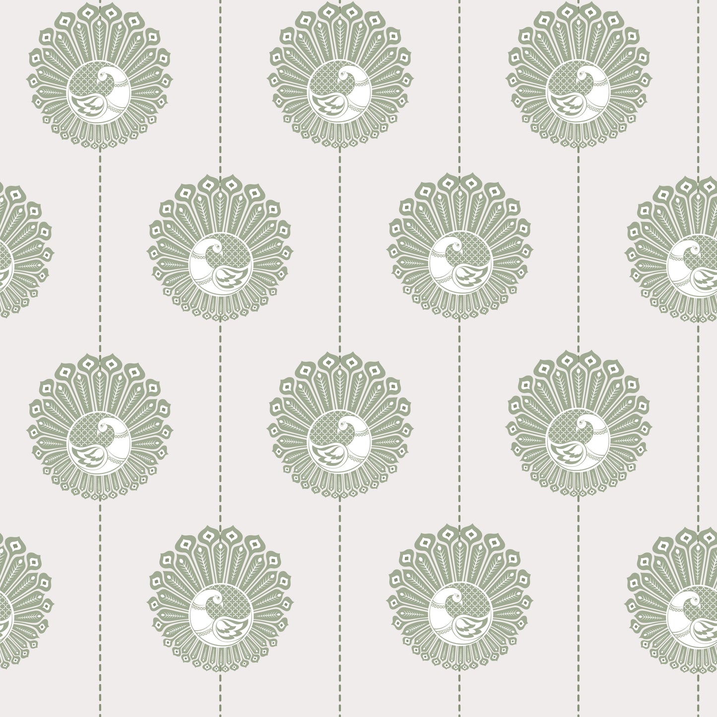 Charming Peacock Wallpaper