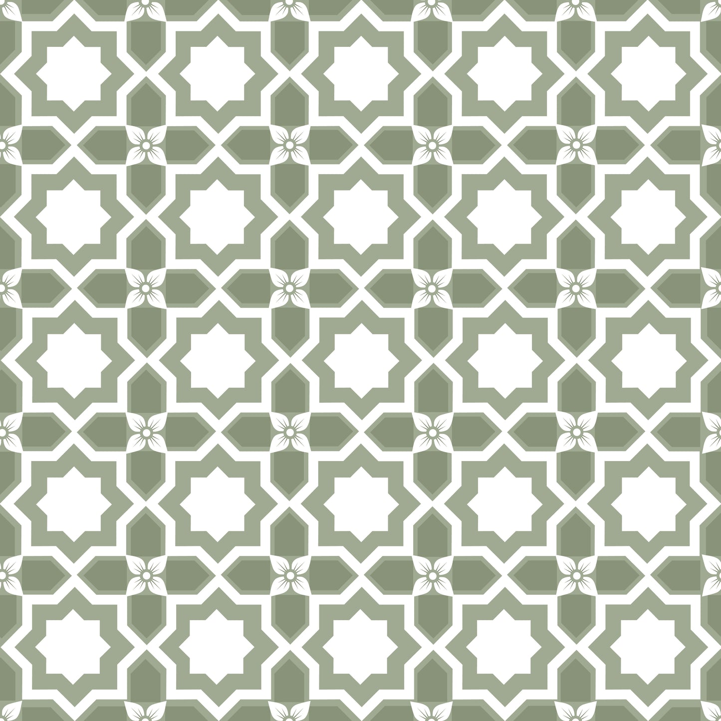Geometric Ornamental Wallpaper