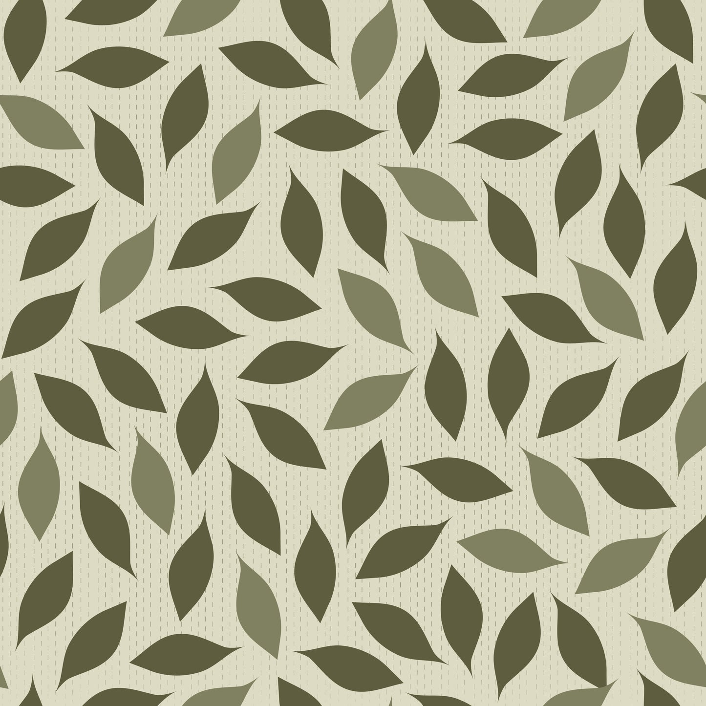 Warm Minimalism Scattered Leaves Wallpaper