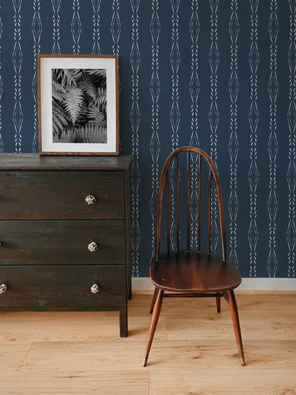 Lazaro Western Burst Stripe Wallpaper