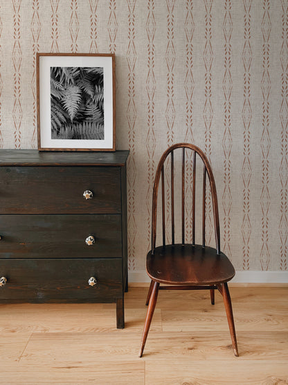 Lazaro Western Burst Stripe Wallpaper