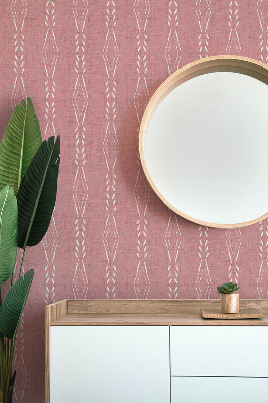 Lazaro Western Burst Stripe Wallpaper
