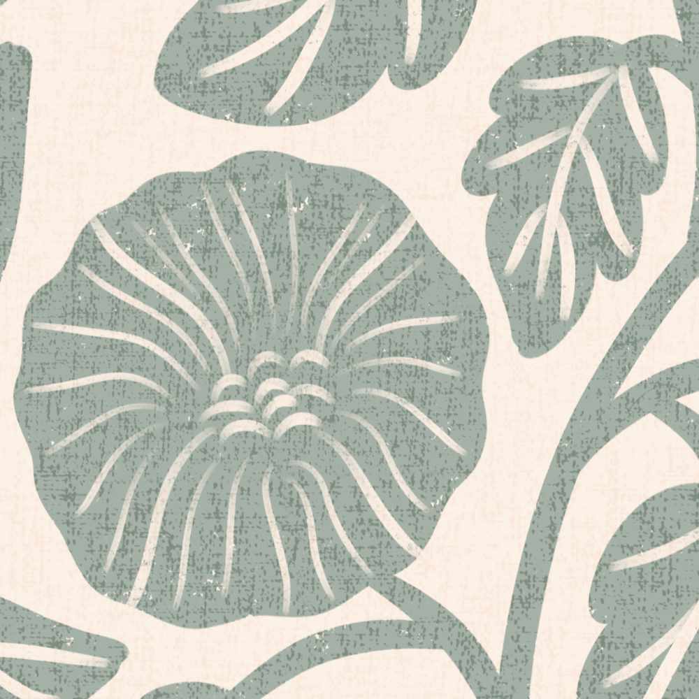 Trailing Poppy Peel and Stick Wallpaper