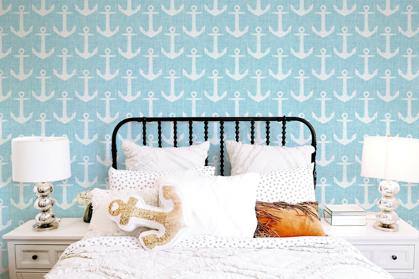 Chevron Anchor Wallpaper