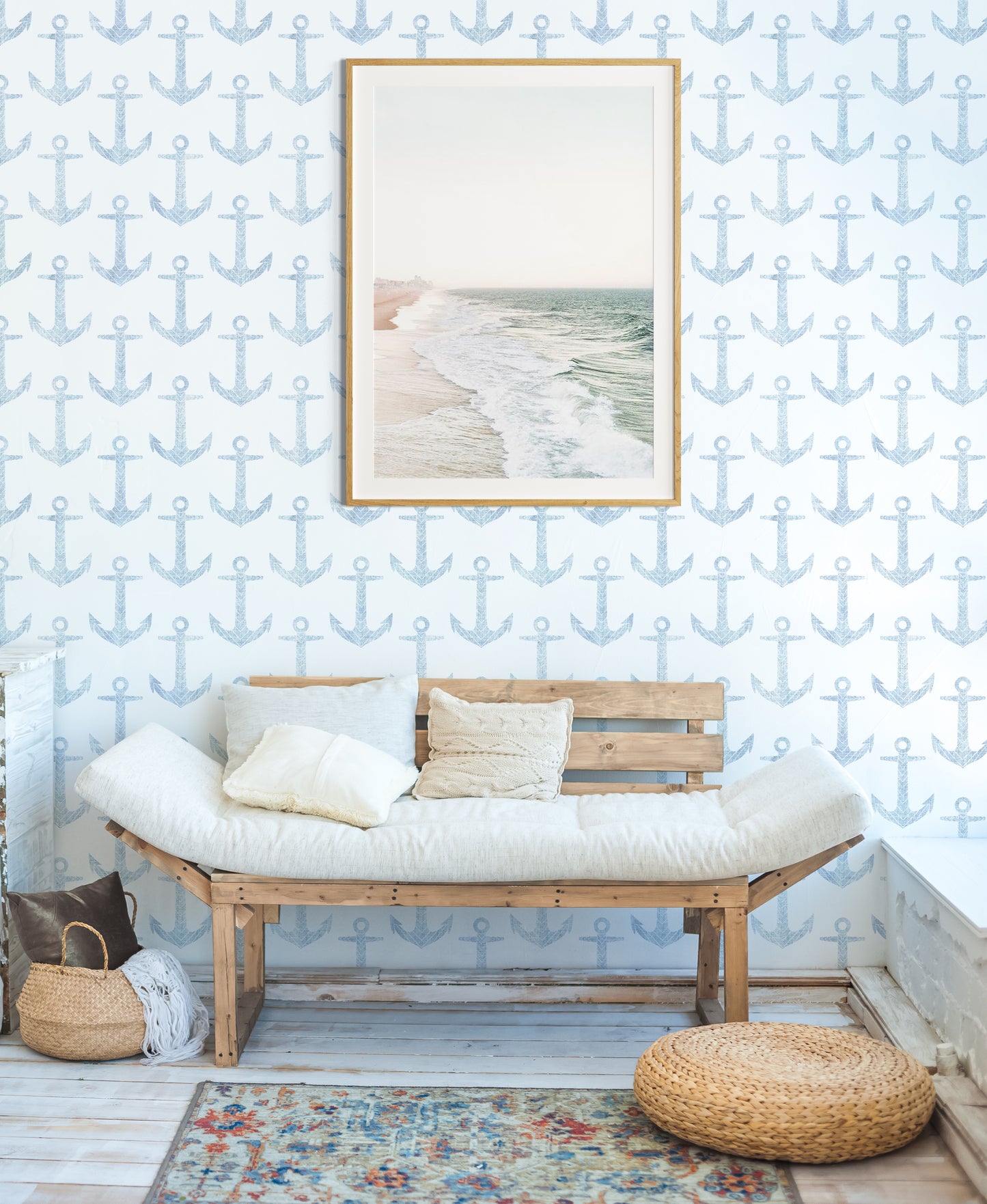 Chevron Anchor Wallpaper