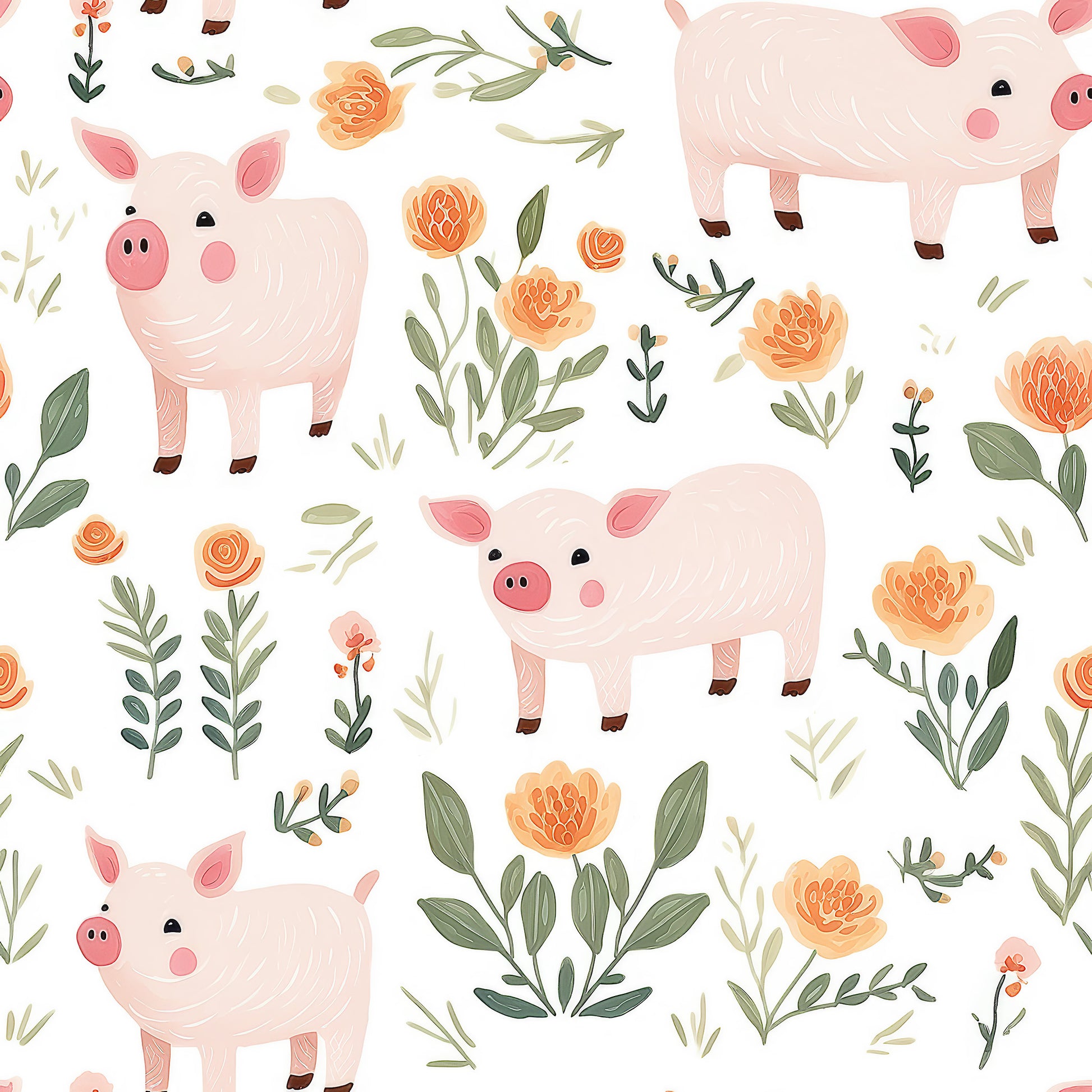 Little Oinkers Wallpaper.