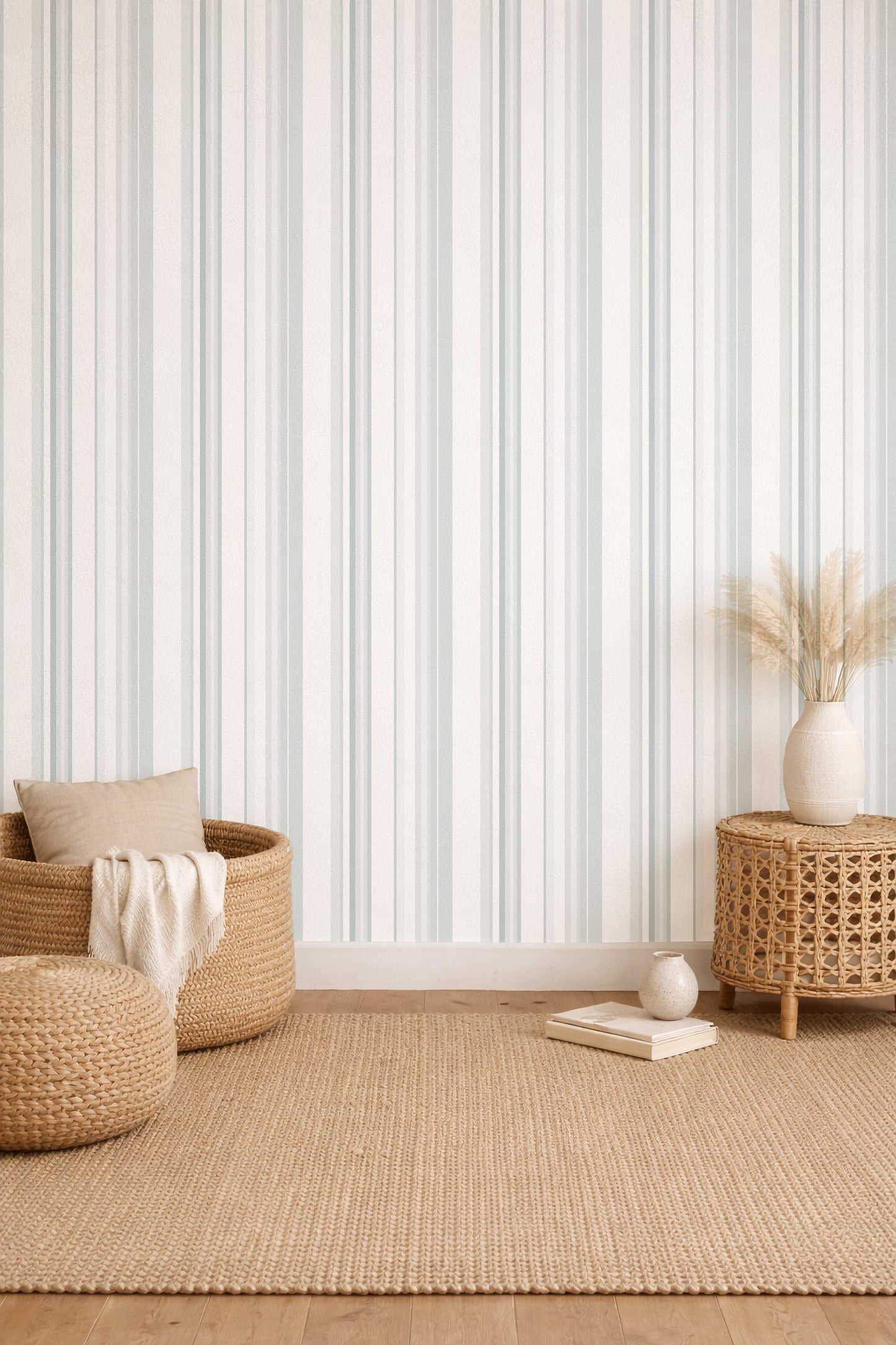 Pastel Stripes Wallpaper Sample
