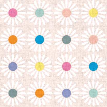 Retro Daisy Wallpaper