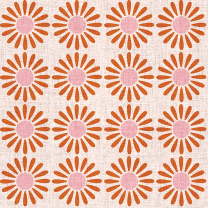 Retro Daisy Wallpaper