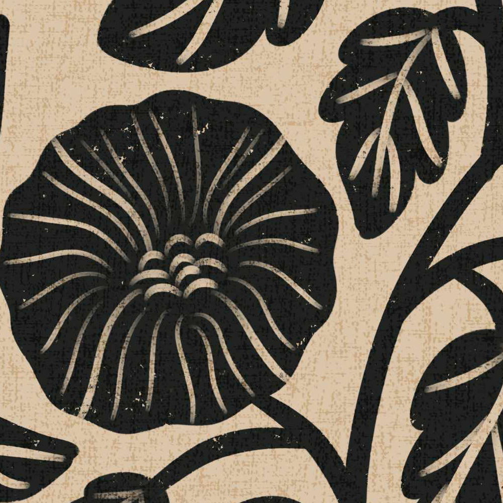 Trailing Poppy Peel and Stick Wallpaper