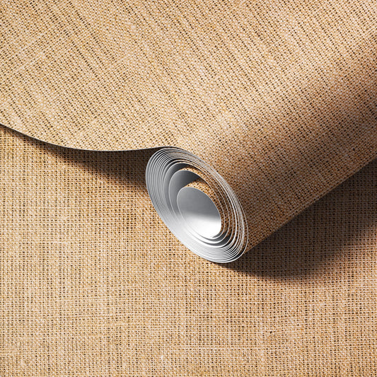 Natural Burlap Wallpaper