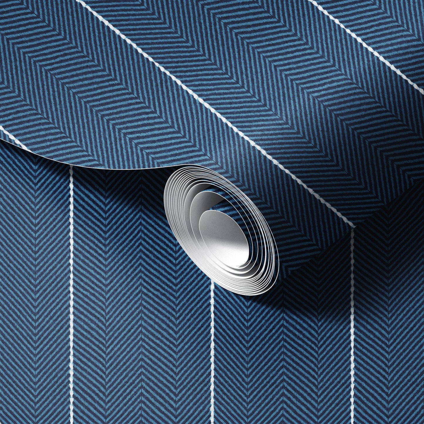 Stitched Chevron Wallpaper