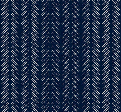 Bubble Dot Herringbone Wallpaper