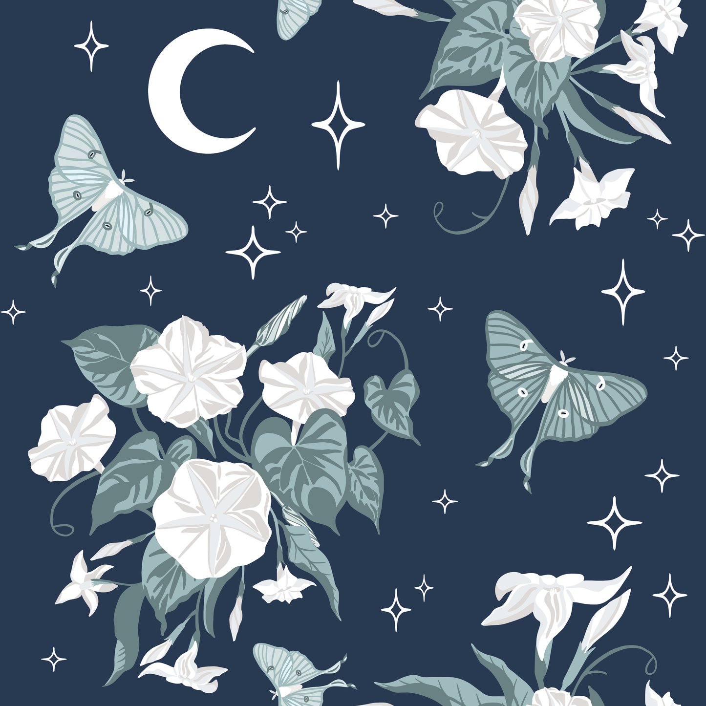 Night Garden Wallpaper