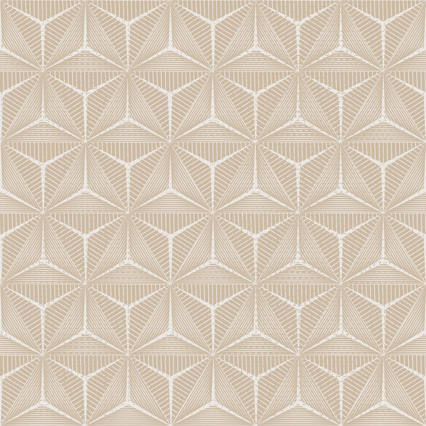 Textured and Tonal Asanoha Wallpaper