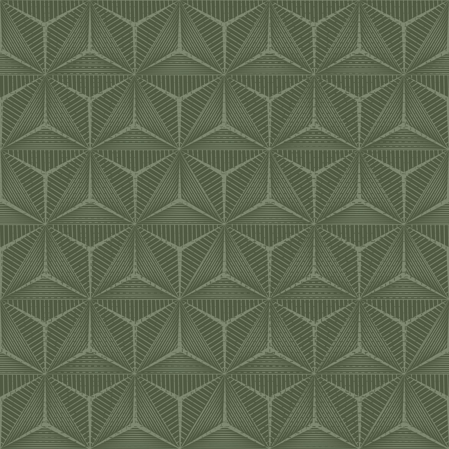 Textured and Tonal Asanoha Wallpaper