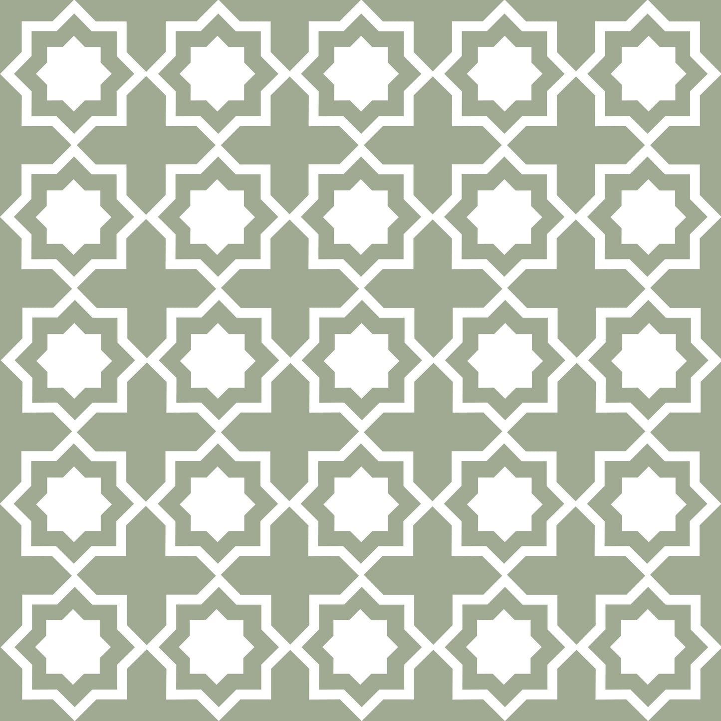 Traditional Geometric Tile Wallpaper