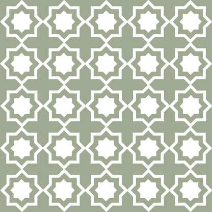 Traditional Geometric Tile Wallpaper