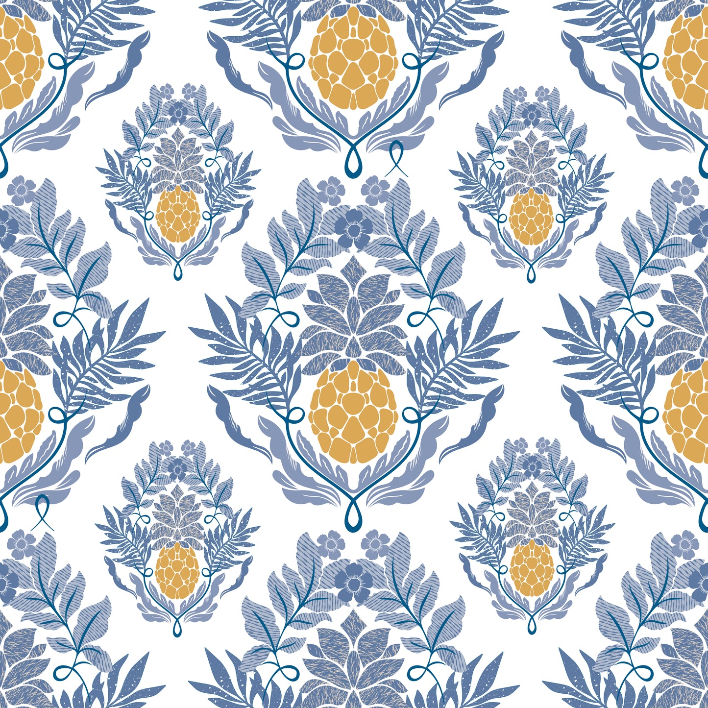 Pineapple Garden Wallpaper