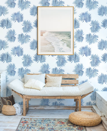 Palm Tropical Leaf Wallpaper