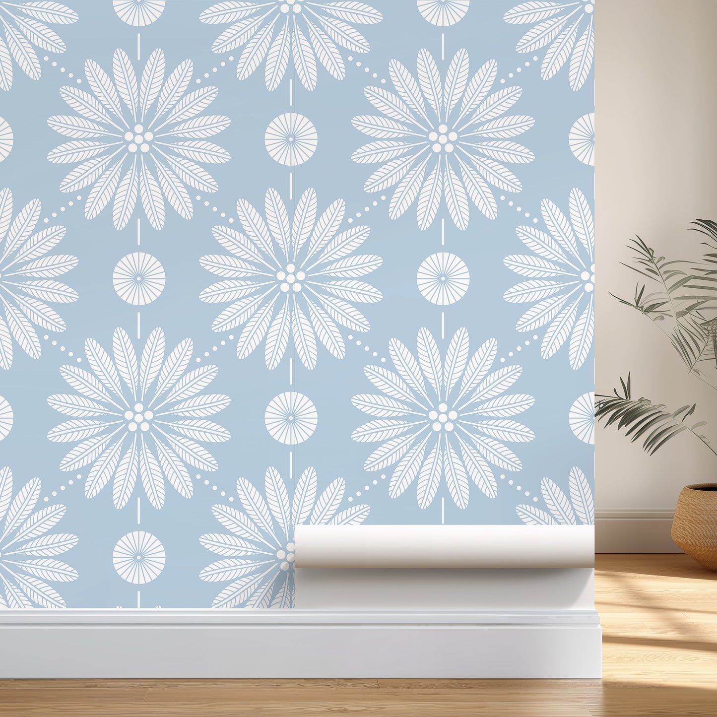 Palm Terrace Wallpaper