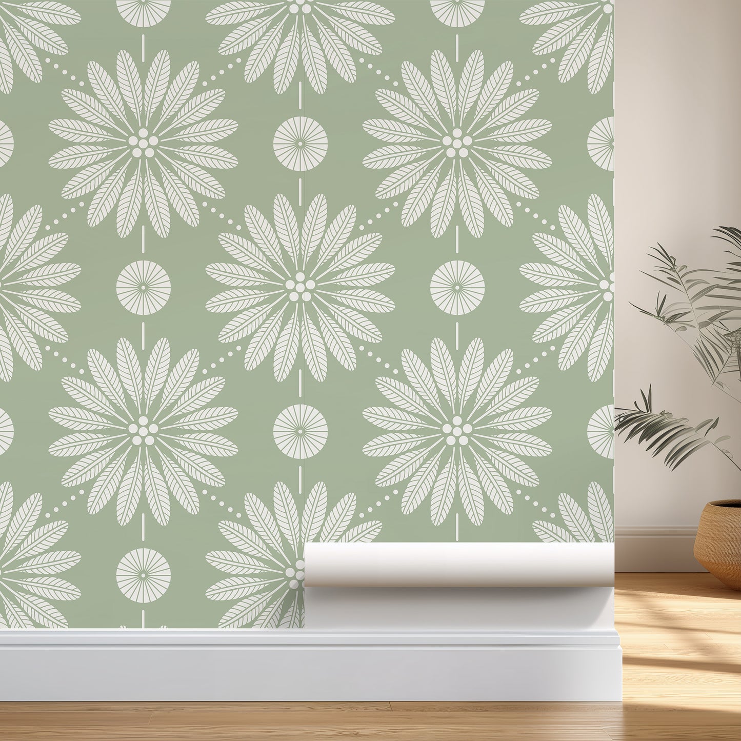 Palm Terrace Wallpaper