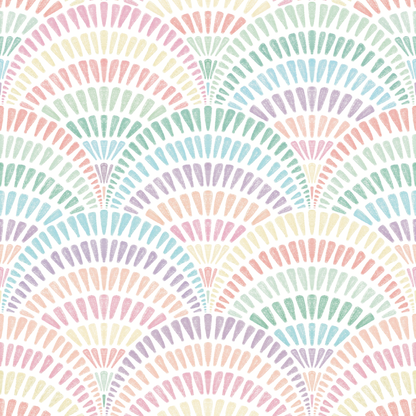 Rainbow Arches Peel and Stick Wallpaper Sample