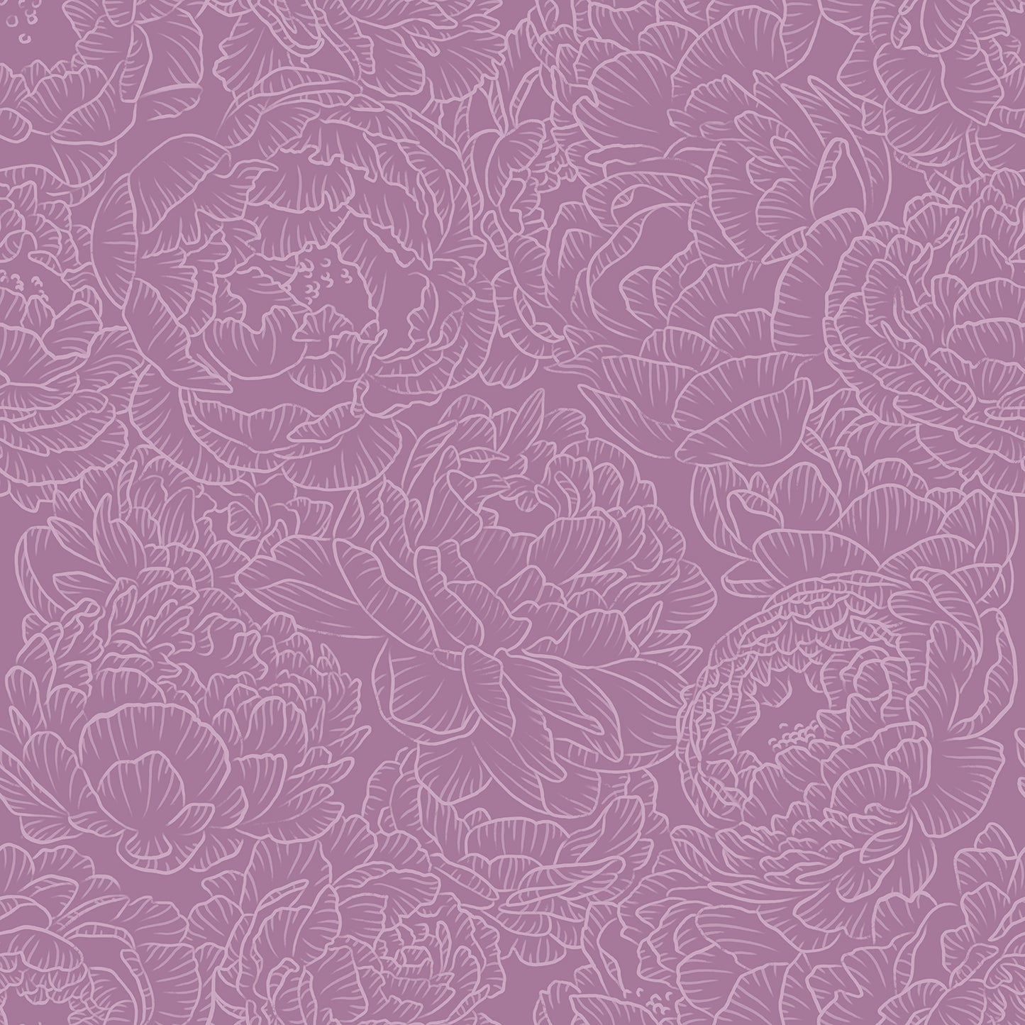 Peony in Lavender Wallpaper