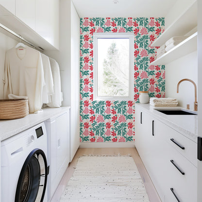 Petal Parade Peel and Stick Wallpaper - Floral
