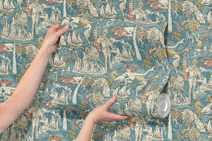 Pirate Sea Adventure Peel and Stick Wallpaper