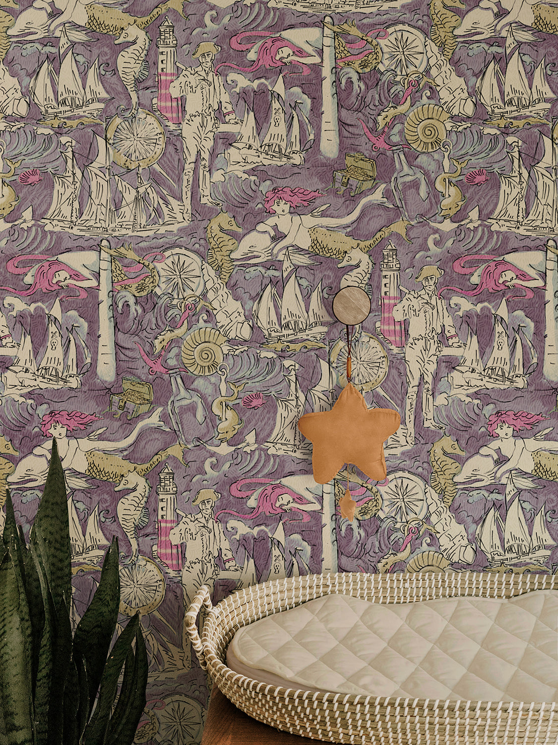 Pirate Sea Adventure Peel and Stick Wallpaper