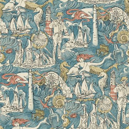 Pirate Sea Adventure Peel and Stick Wallpaper