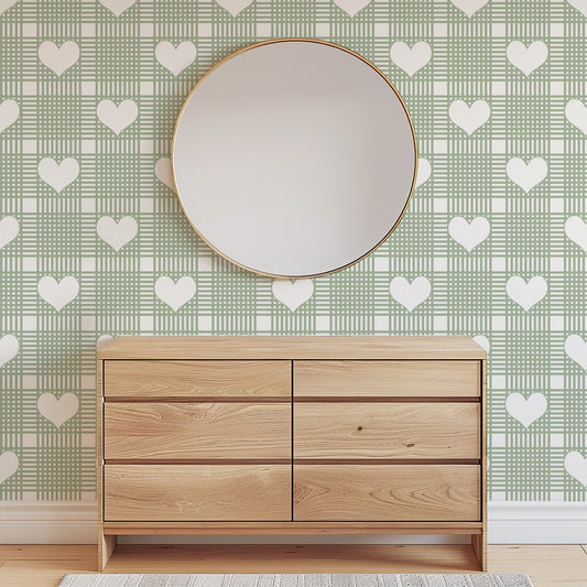 Preppy Checks Wallpaper