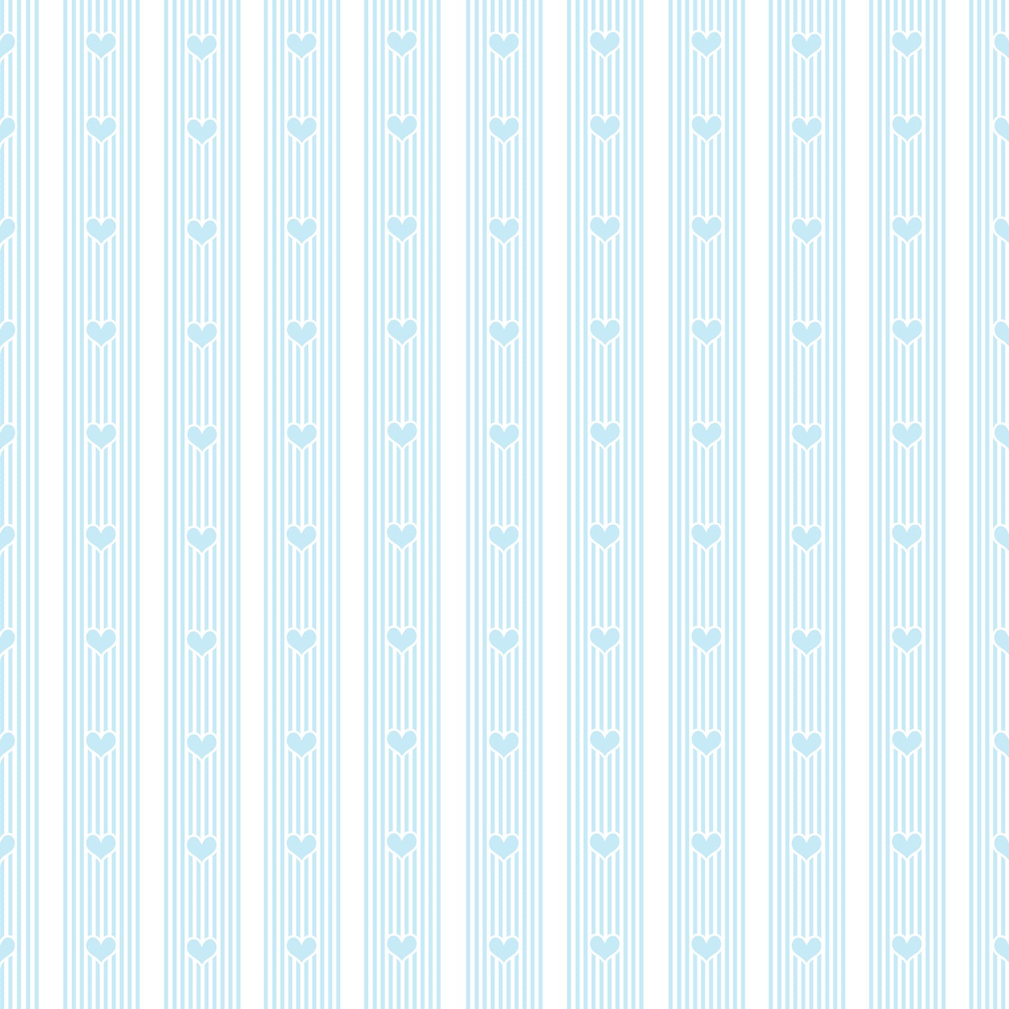 Preppy Heart Stripes Wallpaper