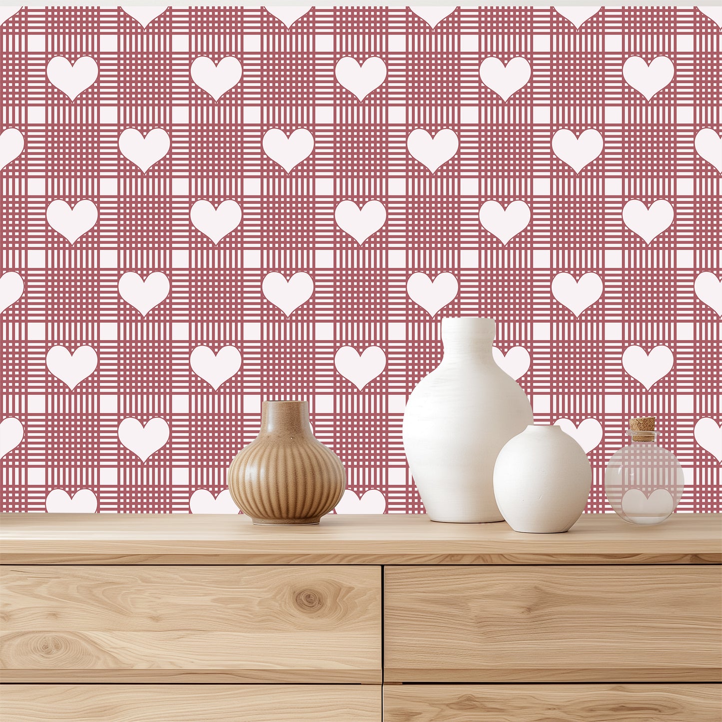 Preppy Checks Wallpaper