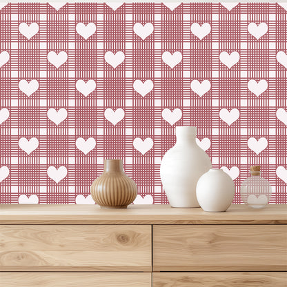 Preppy Checks Wallpaper
