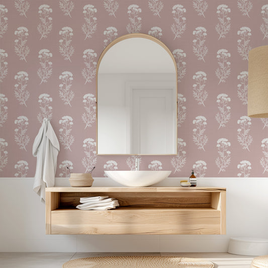 Queen Anne's Lace Meadow Wallpaper