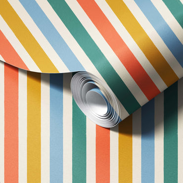 Retro Stripes Wallpaper