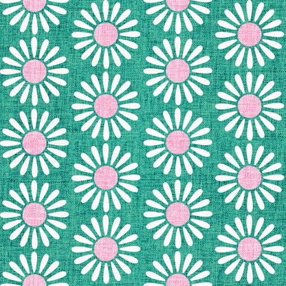 Retro Daisy Wallpaper