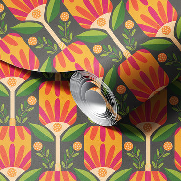 Retro Pickleball Wallpaper