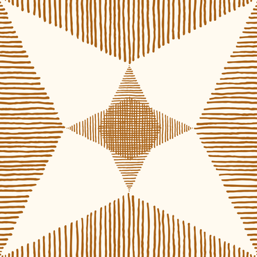 Rhombus Striped Golden Brown Wallpaper
