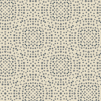 Pattern of small blue dots on a beige background