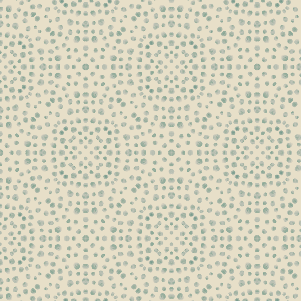 Pattern of small blue circles on a beige background