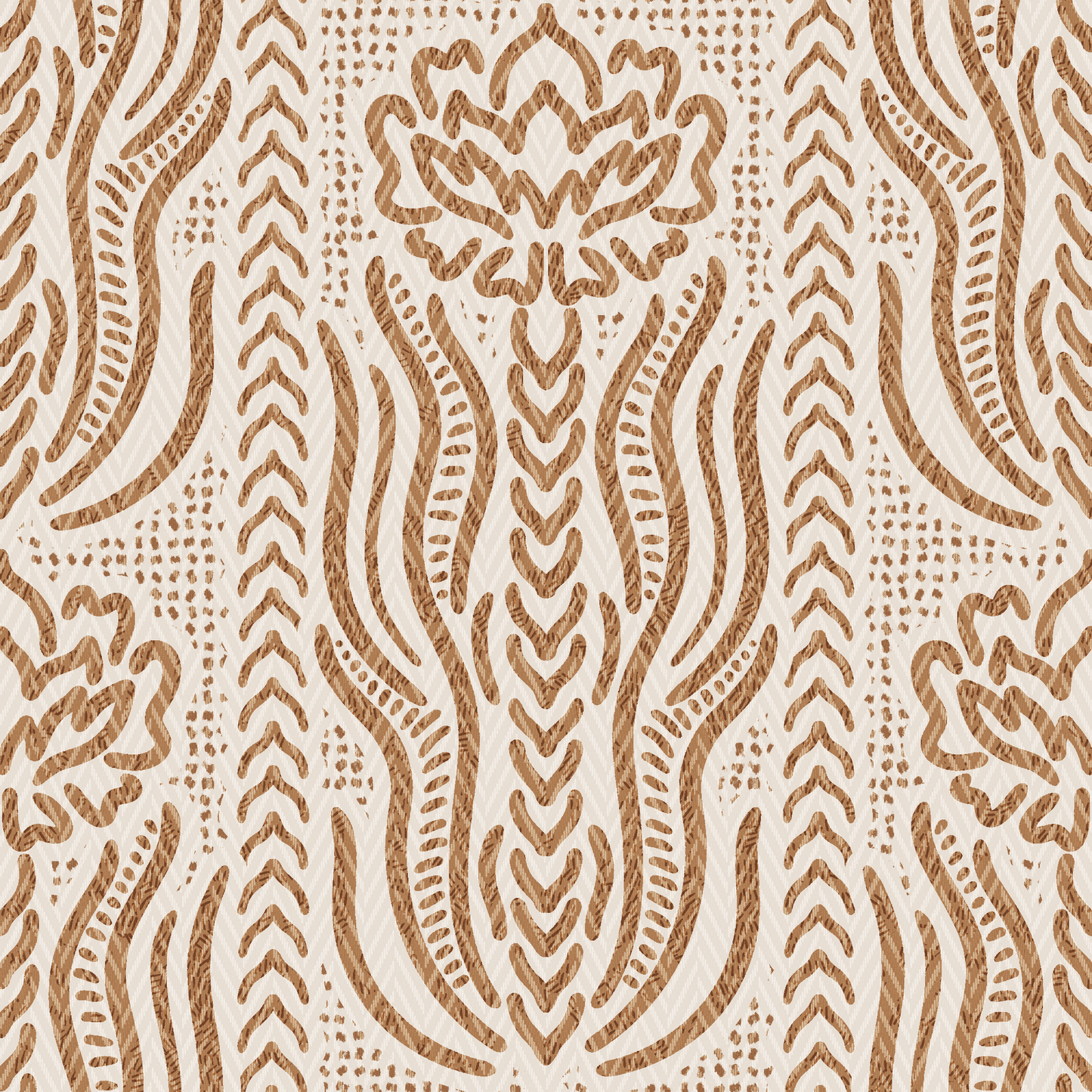 Rustic Bohemian Floral Wallpaper