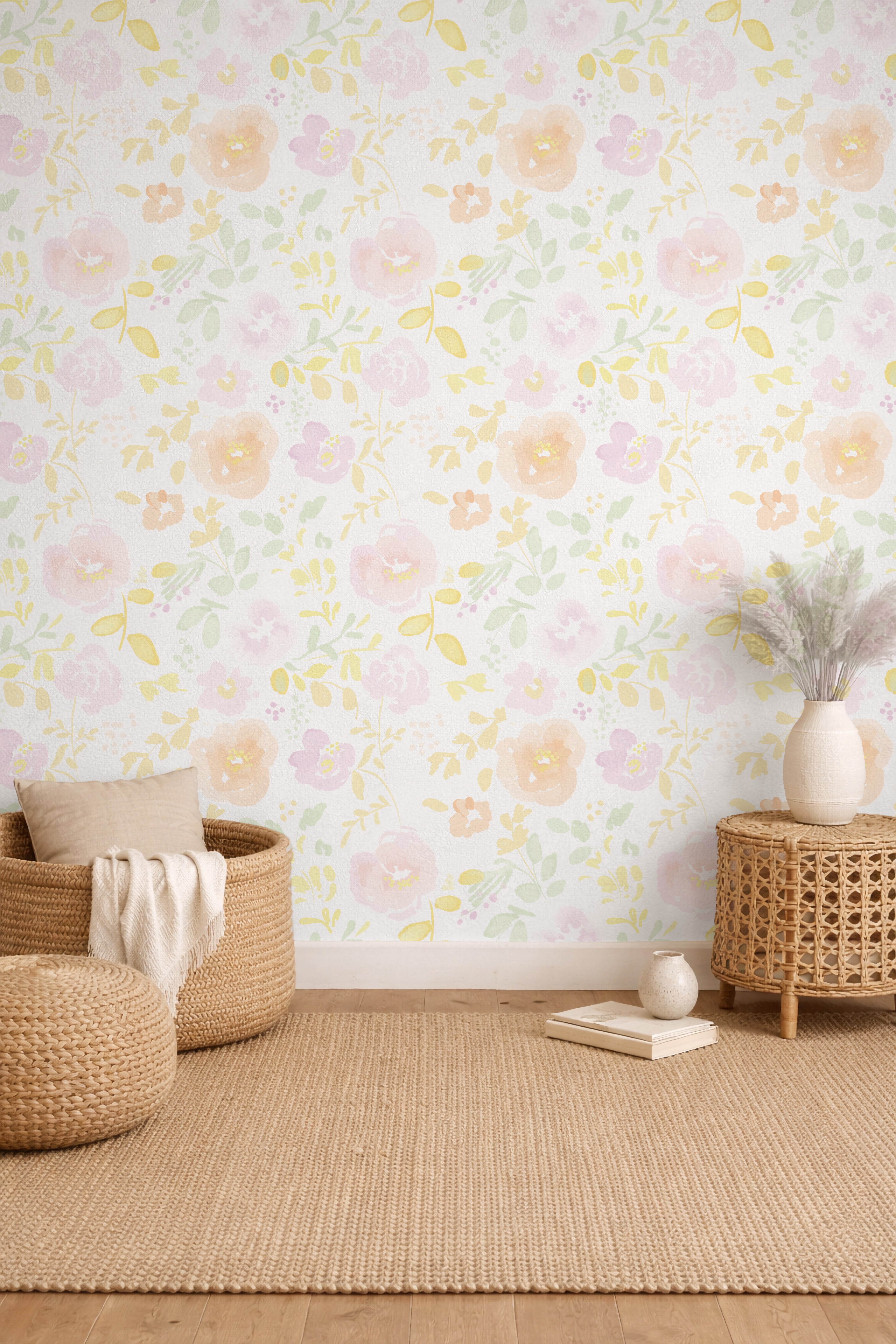 Spring Rose Peel and Stick Wallpaper – Wimzy Walls