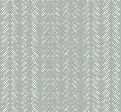 Bubble Dot Herringbone Wallpaper
