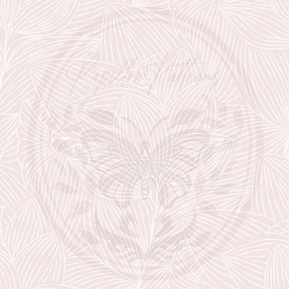 Sahara Botanical Light Pink peel and stick wallpaper pattern swatch