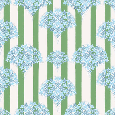 Scalloped Hydrangeas Wallpaper