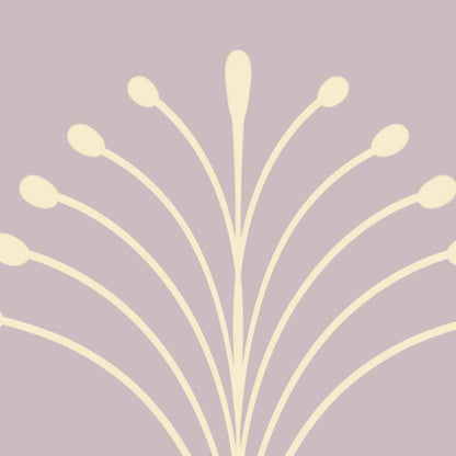 Scalloped Stems Peel and Stick Wallpaper - Botanical, Scallop, Modern