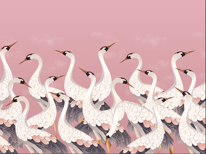 Feather Waltz Peel and Stick Wall Mural